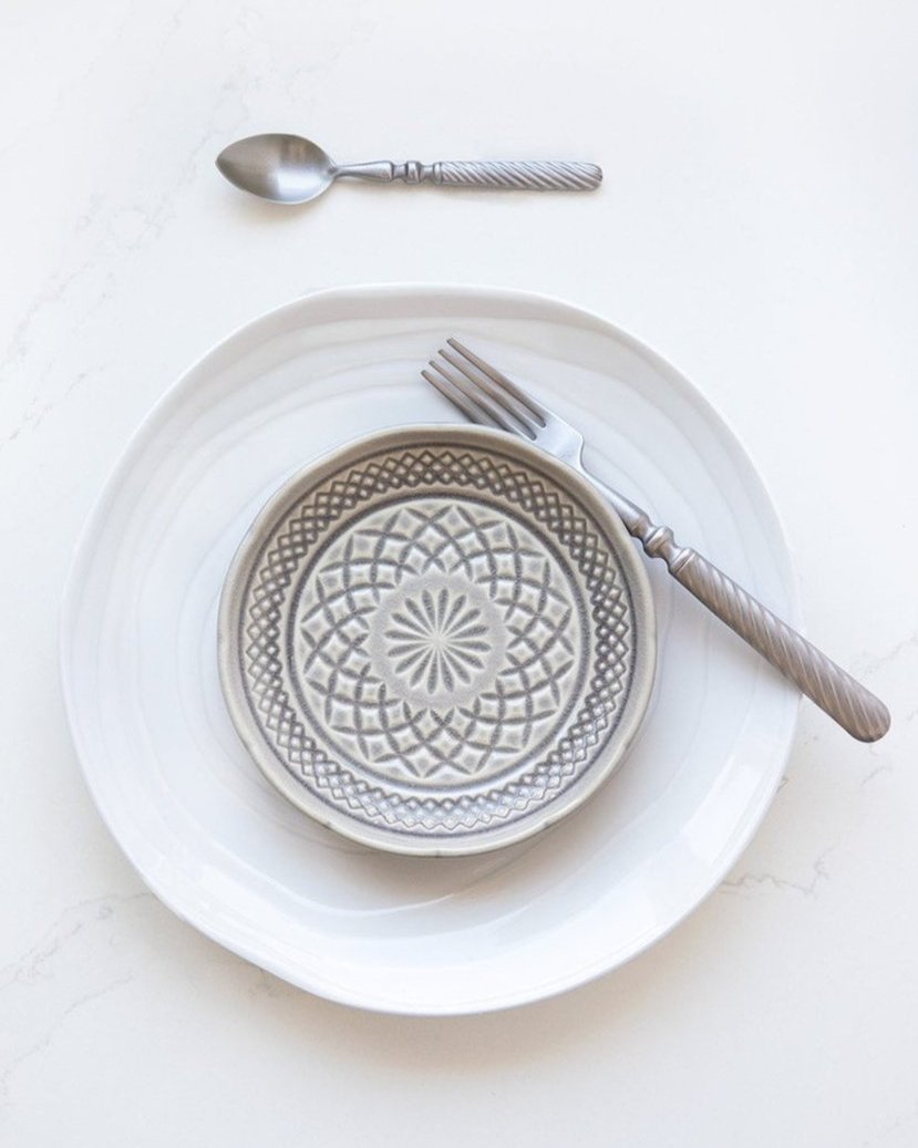 Teak 12-piece Dinner Set