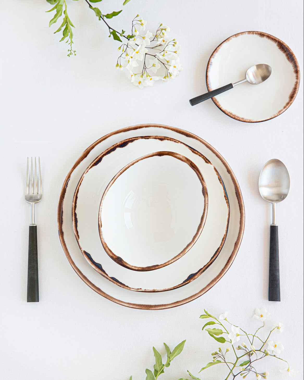 Couverts Cutipol Ebony - 4 Piéces