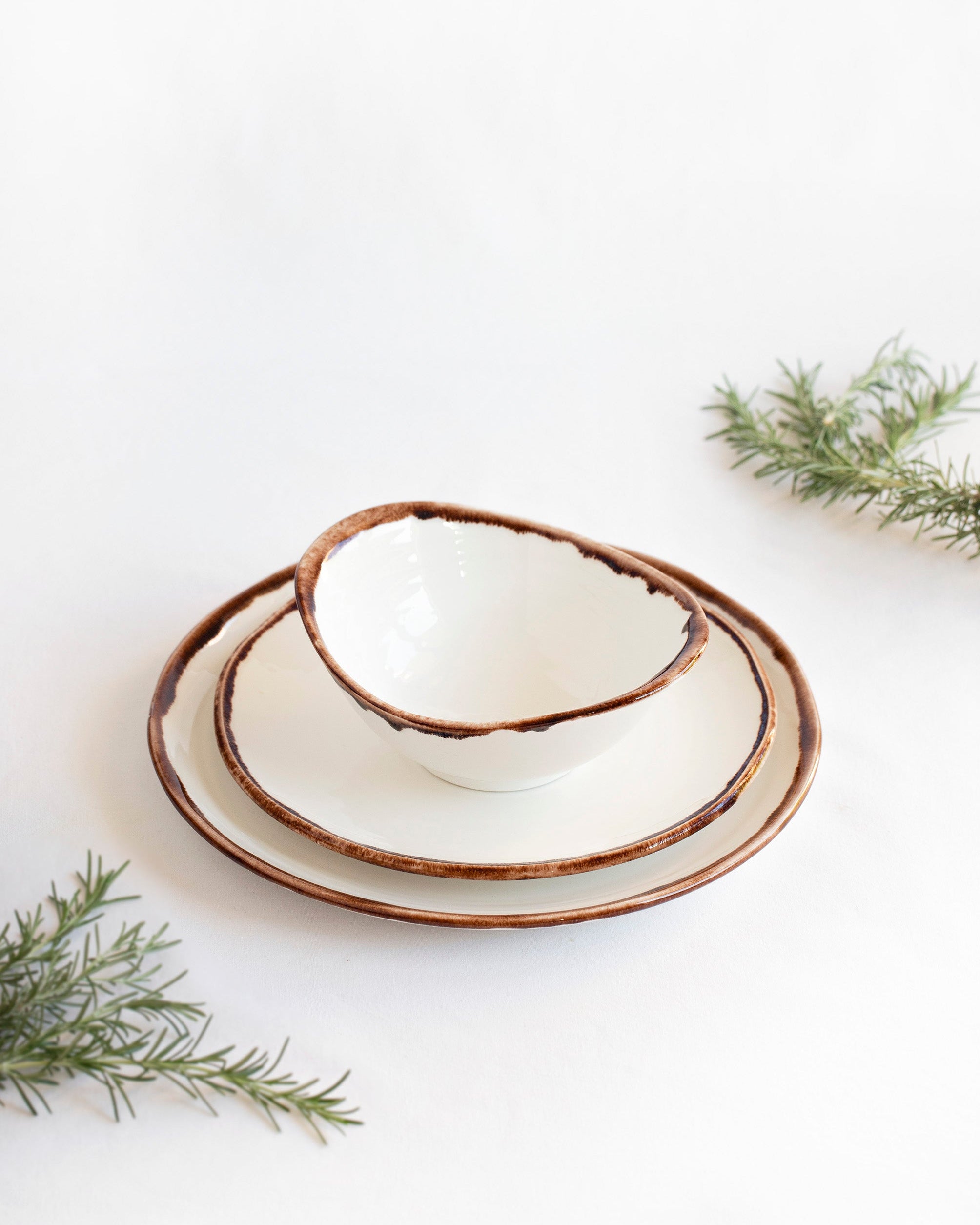 Dinner Plate Natural Brown - Organic