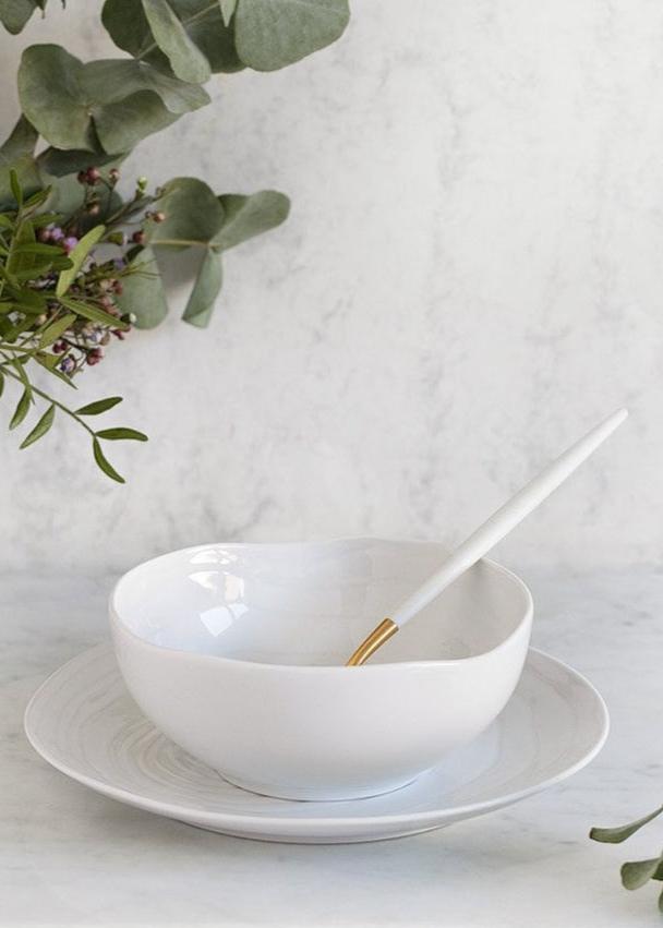 Vaisselle 12 pièces Teak