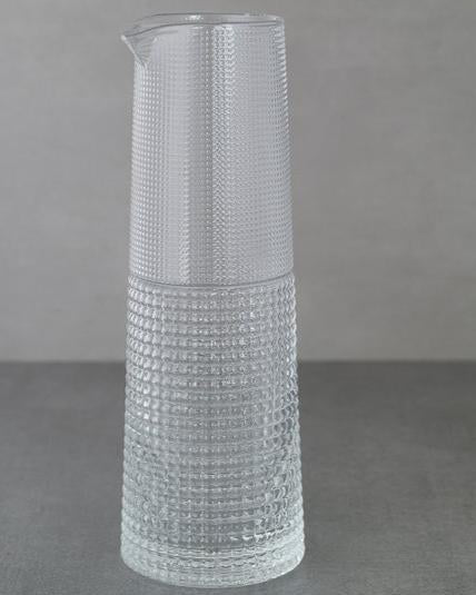 Set 6 glasses + jug Pikes Clear