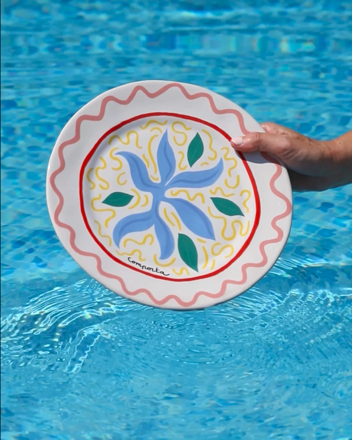 Assiette Plate Comporta Summer Bliss
