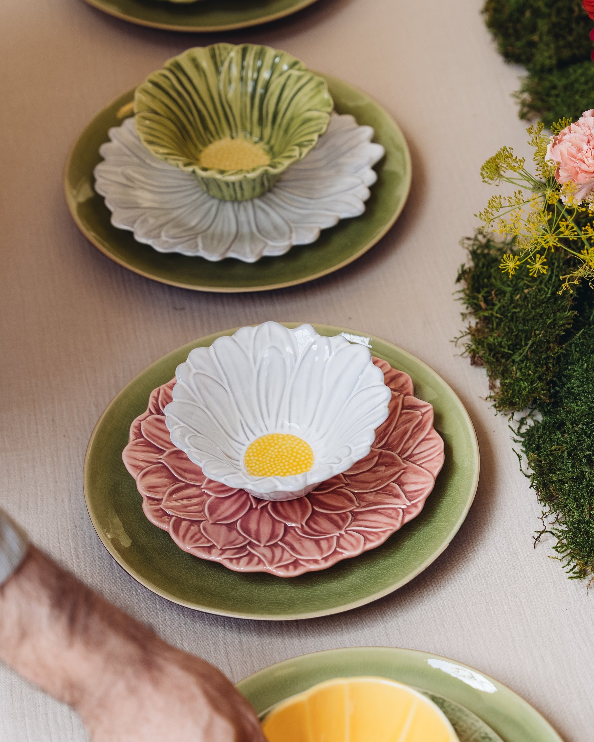 Assiette à Dessert Dalia Rosa