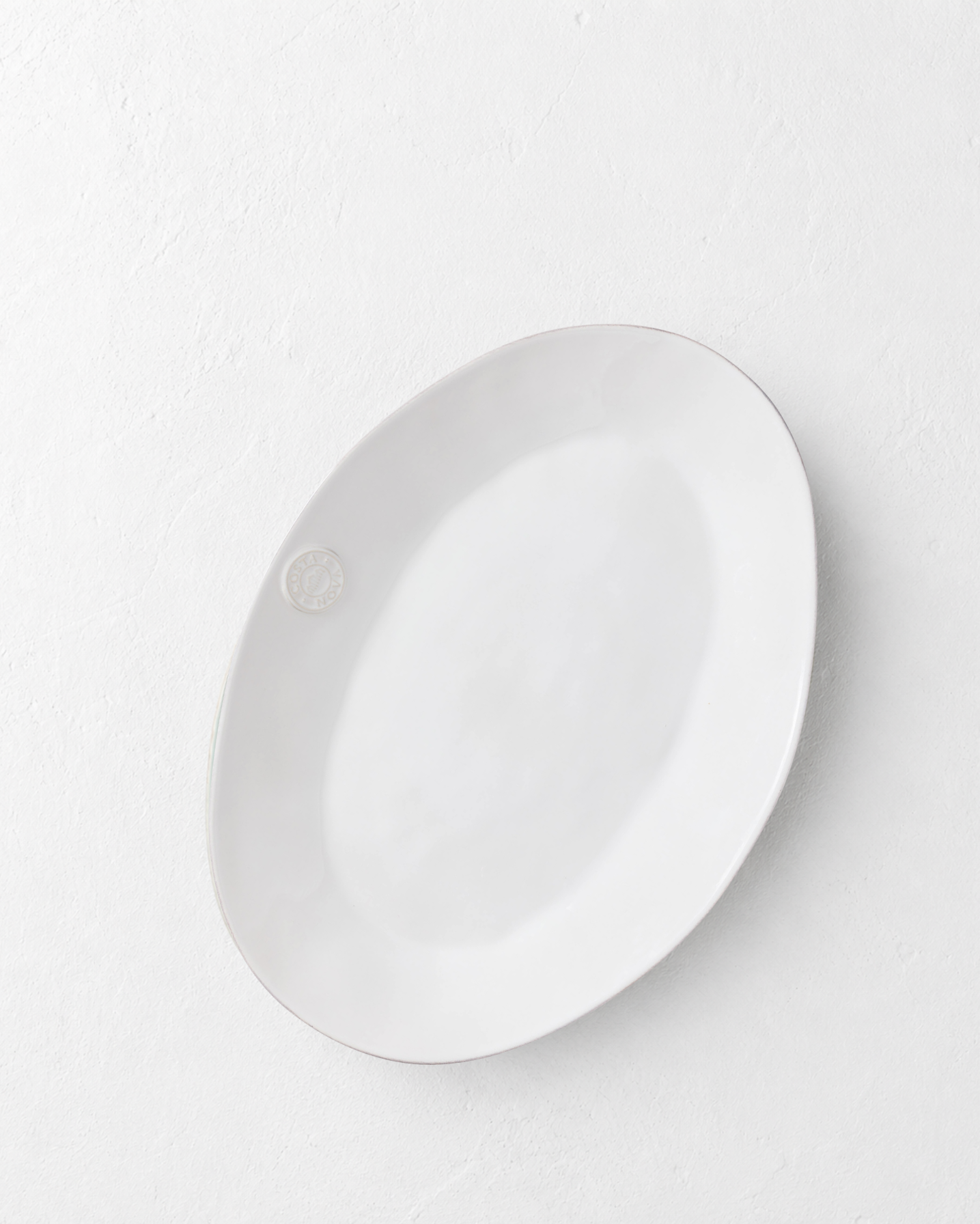 Plat ovale Nova White