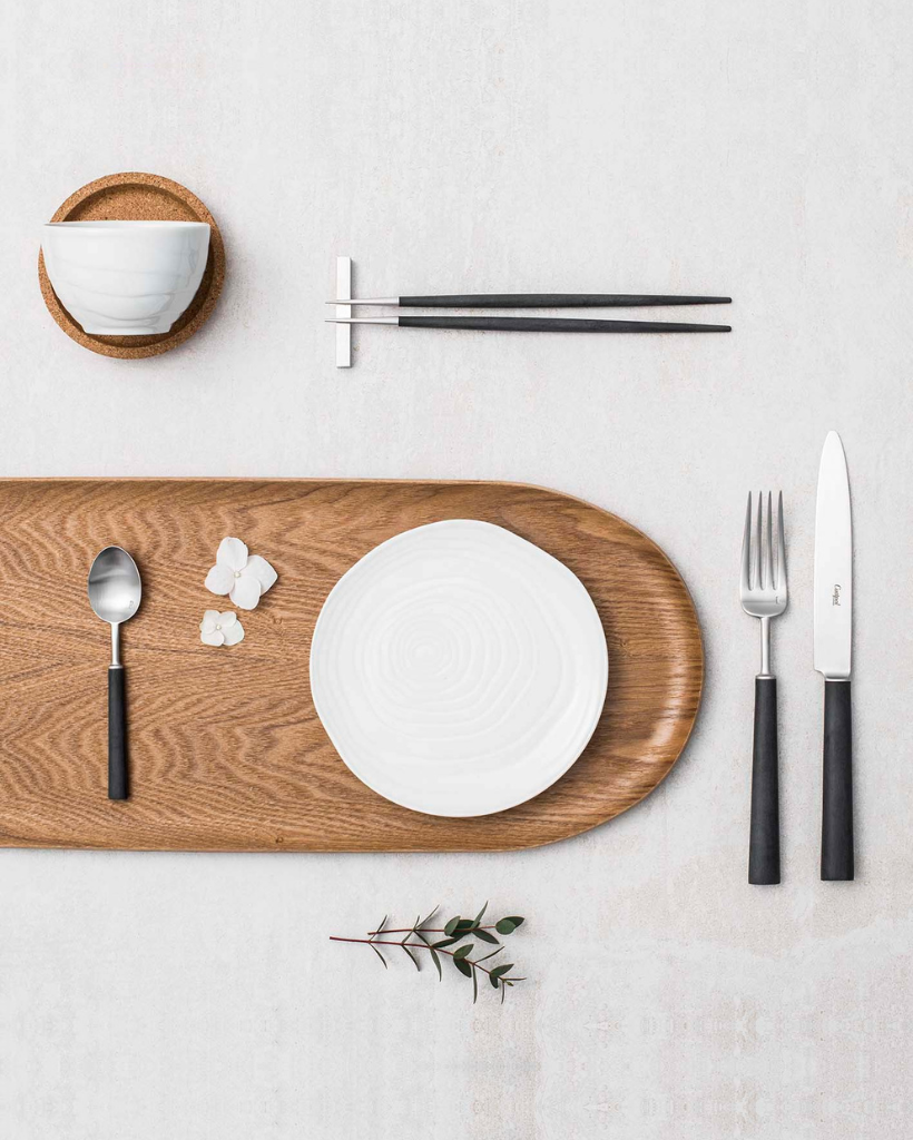 Couverts Cutipol Ebony - 4 Piéces