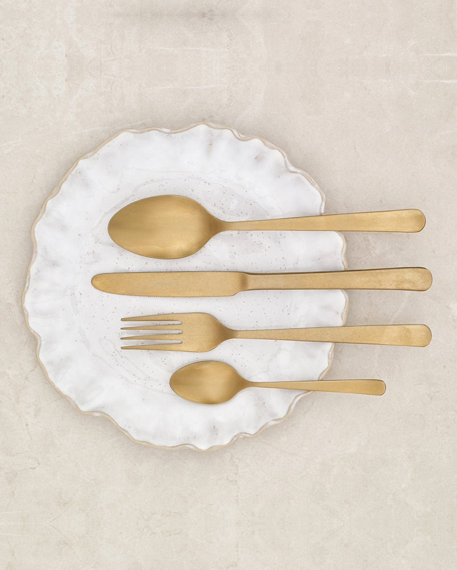 Couverts Tribeca Gold Vintage - 24 pièces