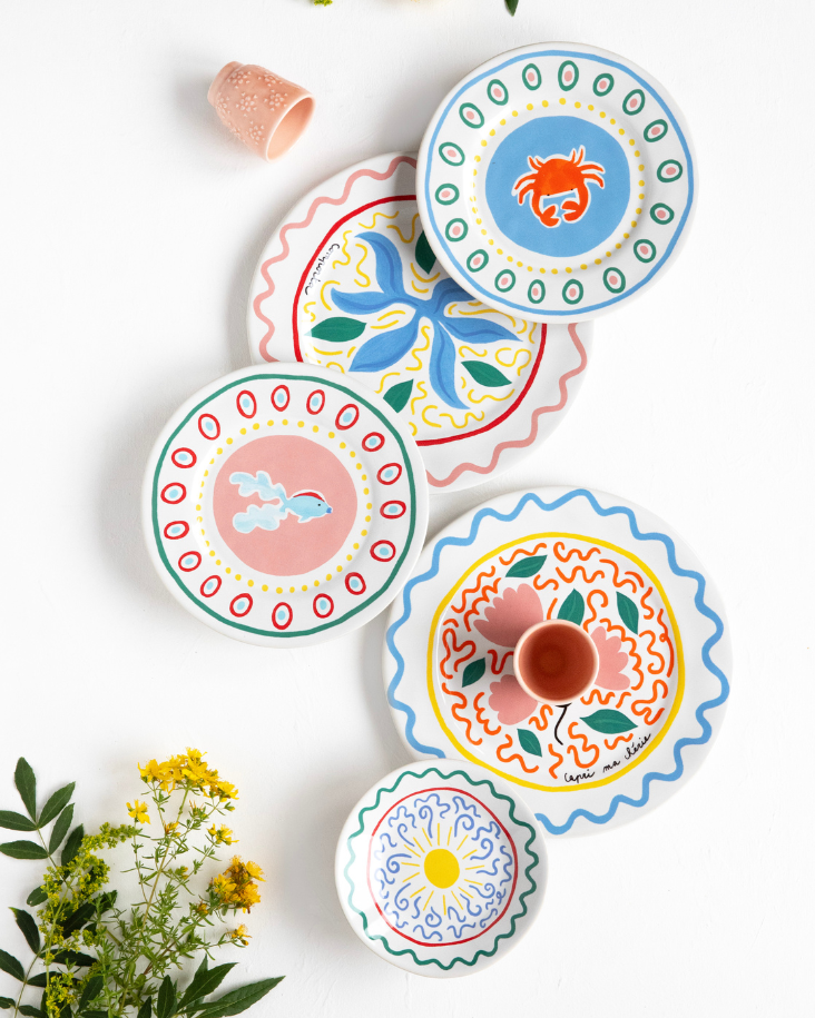 Assiette Plate Capri Summer Bliss