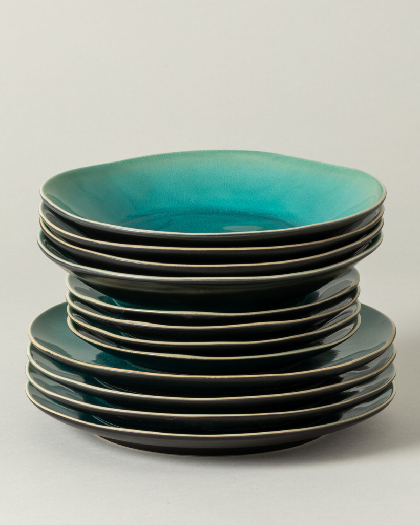 Service de table 12 pièces Riviera Blue