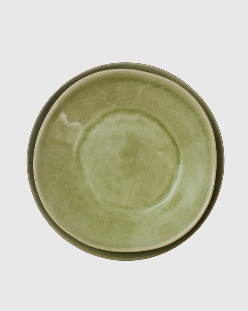 Assiette Creuse Riviera Green
