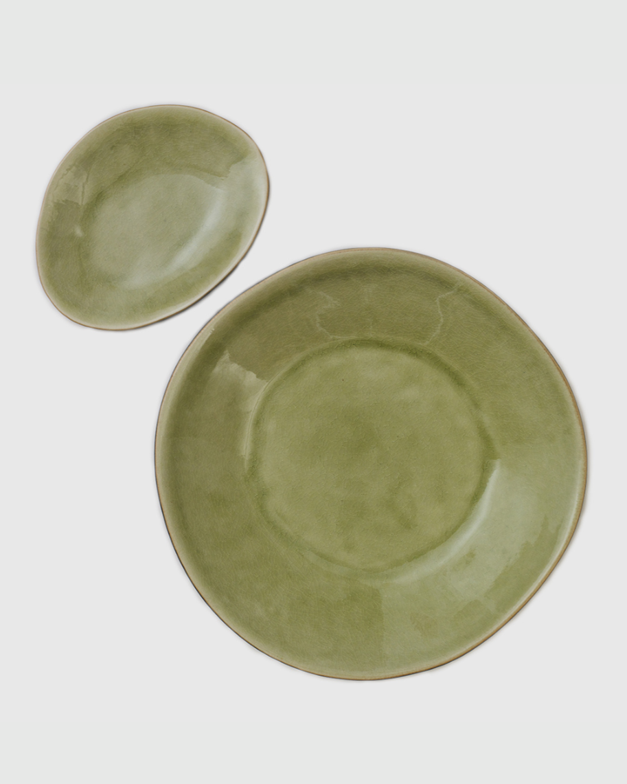 Assiette Creuse Riviera Green