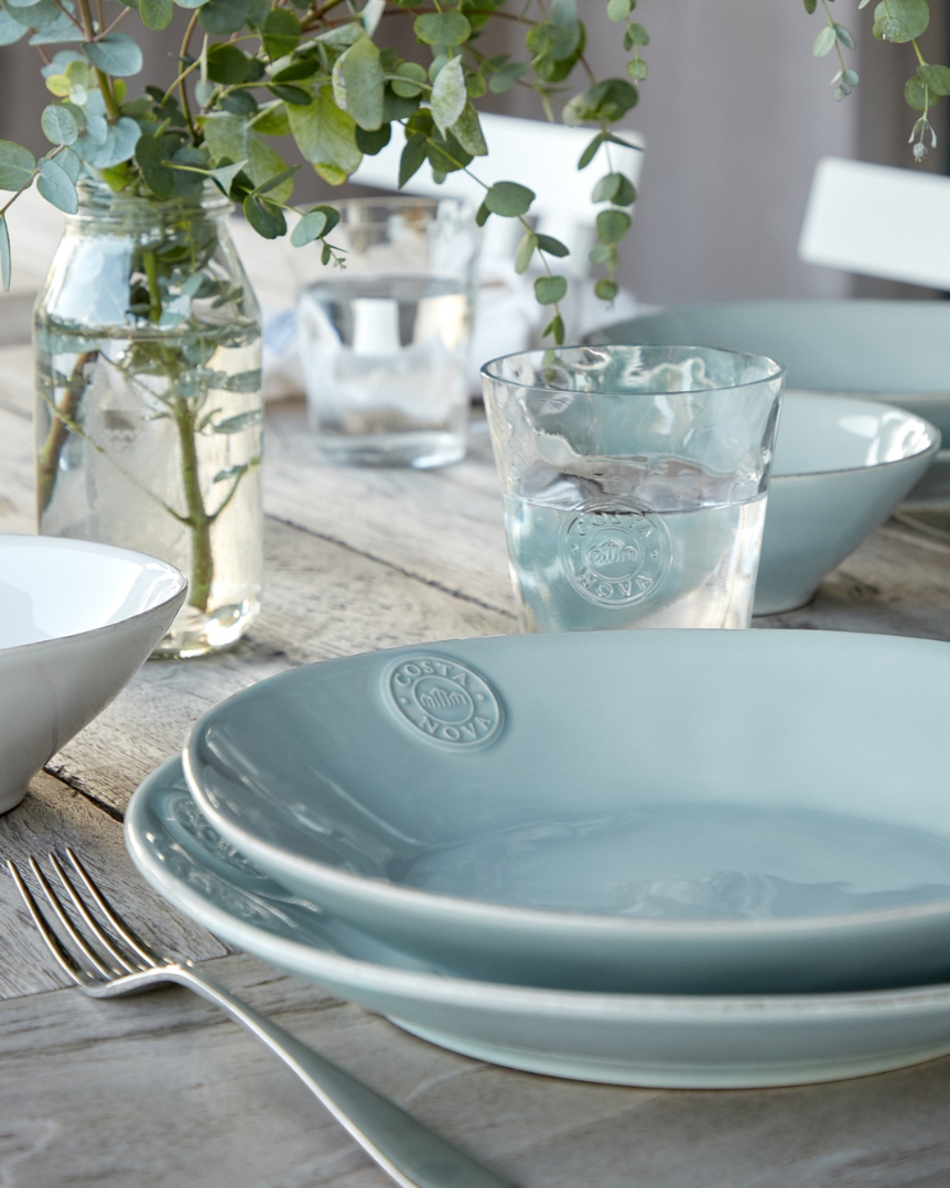 Assiette Plate Nova Turquoise