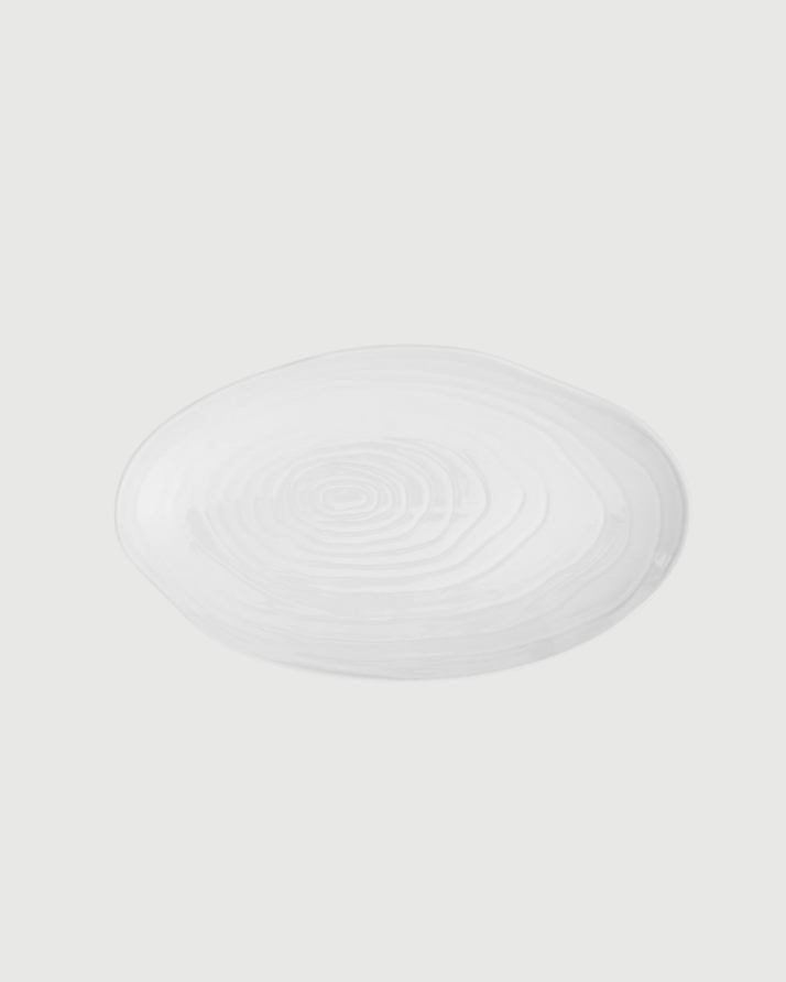 Plat ovale moyenne Teak