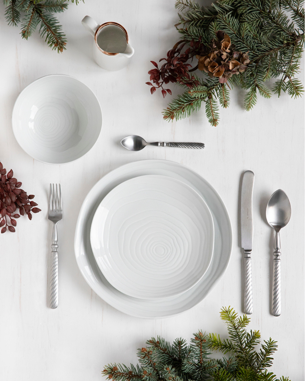 Vaisselle 12 pièces Teak