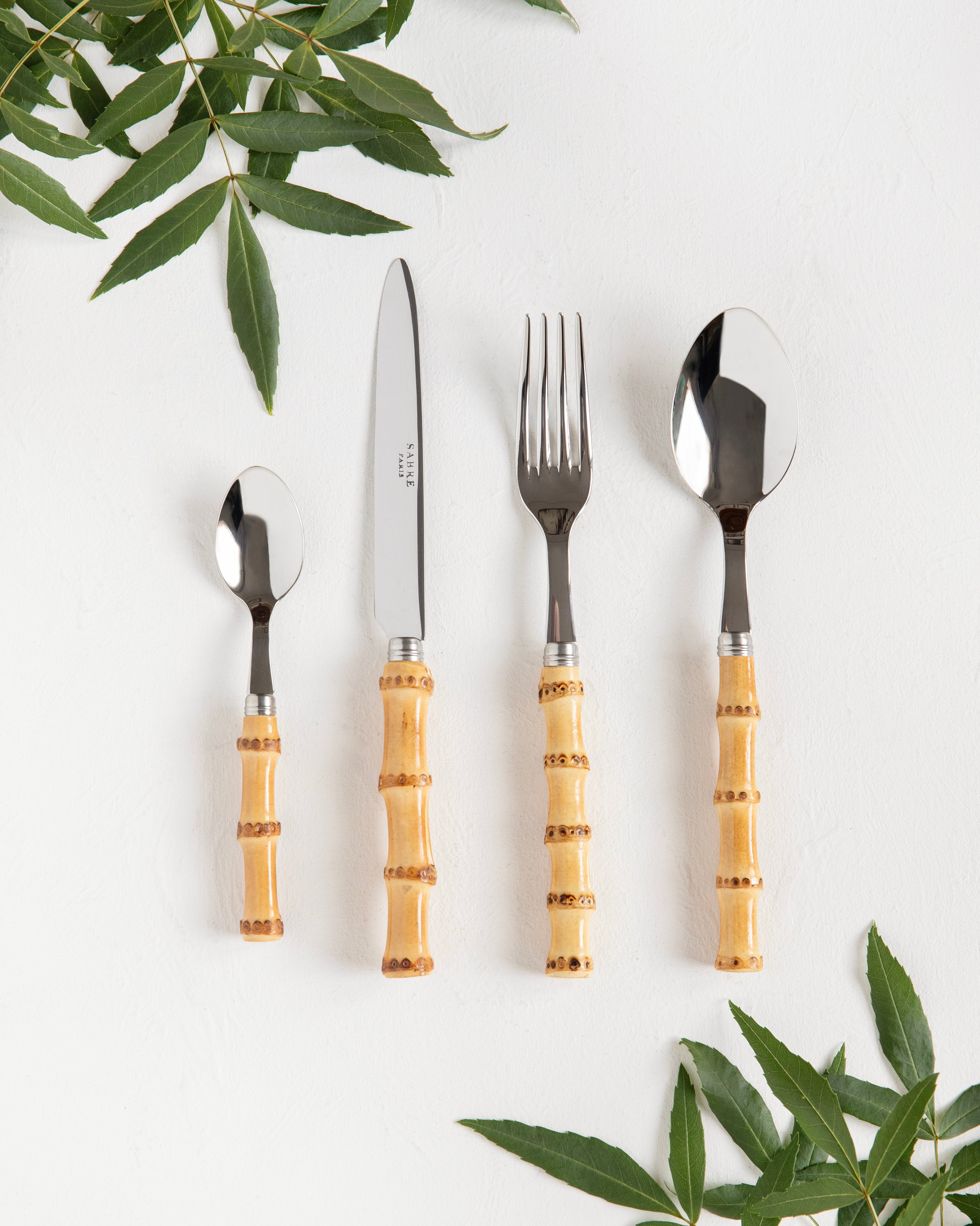 Sabre Paris Panda Bambu 24-piece cutlery set