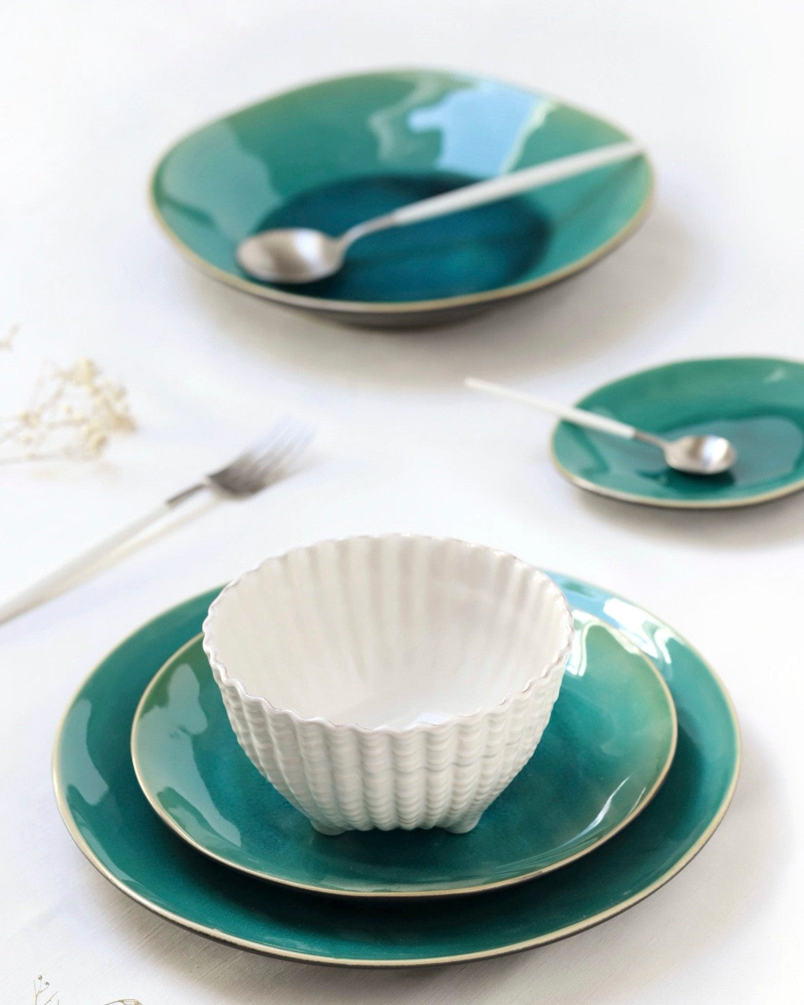 Assiette Creuse RIviera Blue