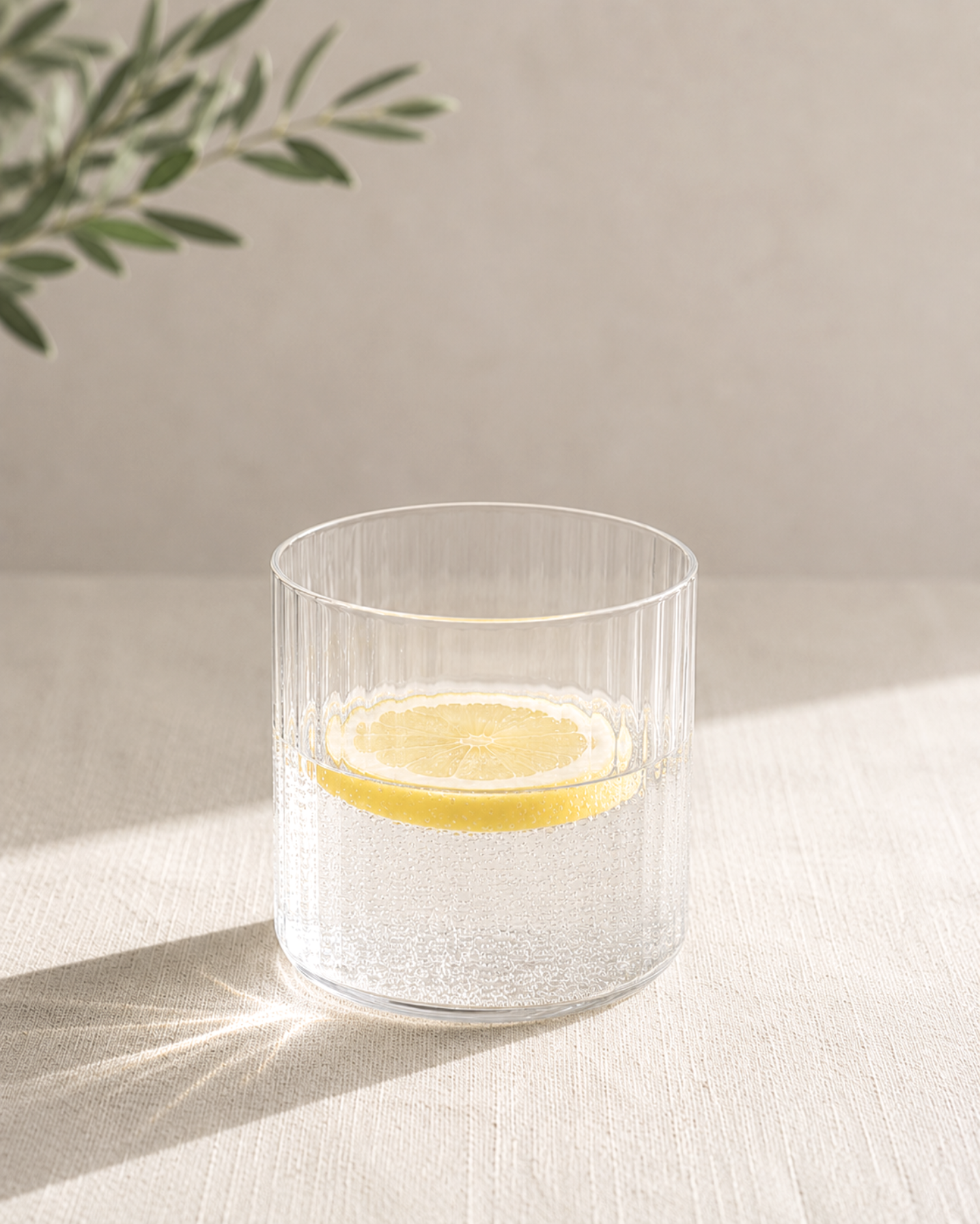Lot de 2 verres H2O Reeded