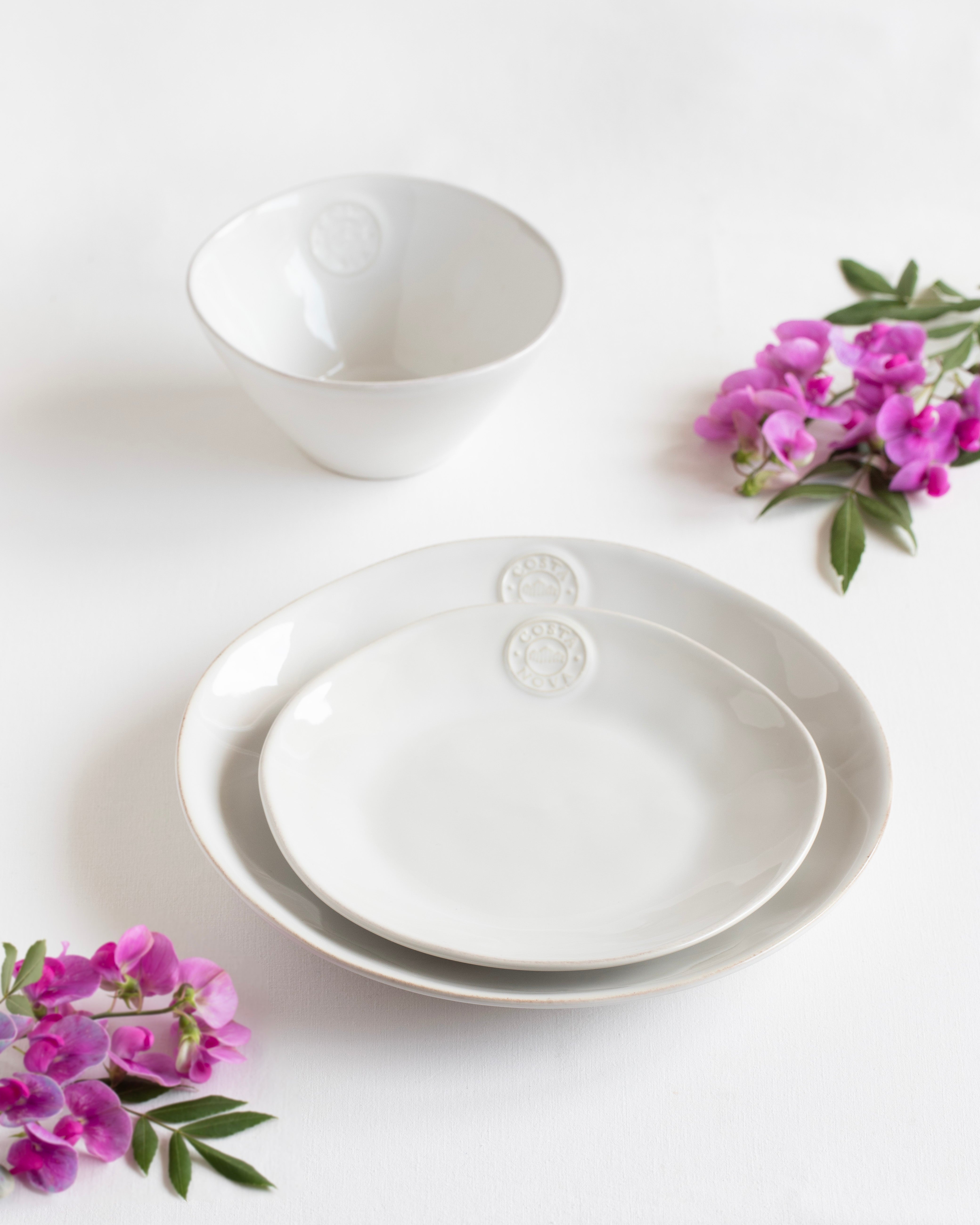 Assiette Plate Nova White
