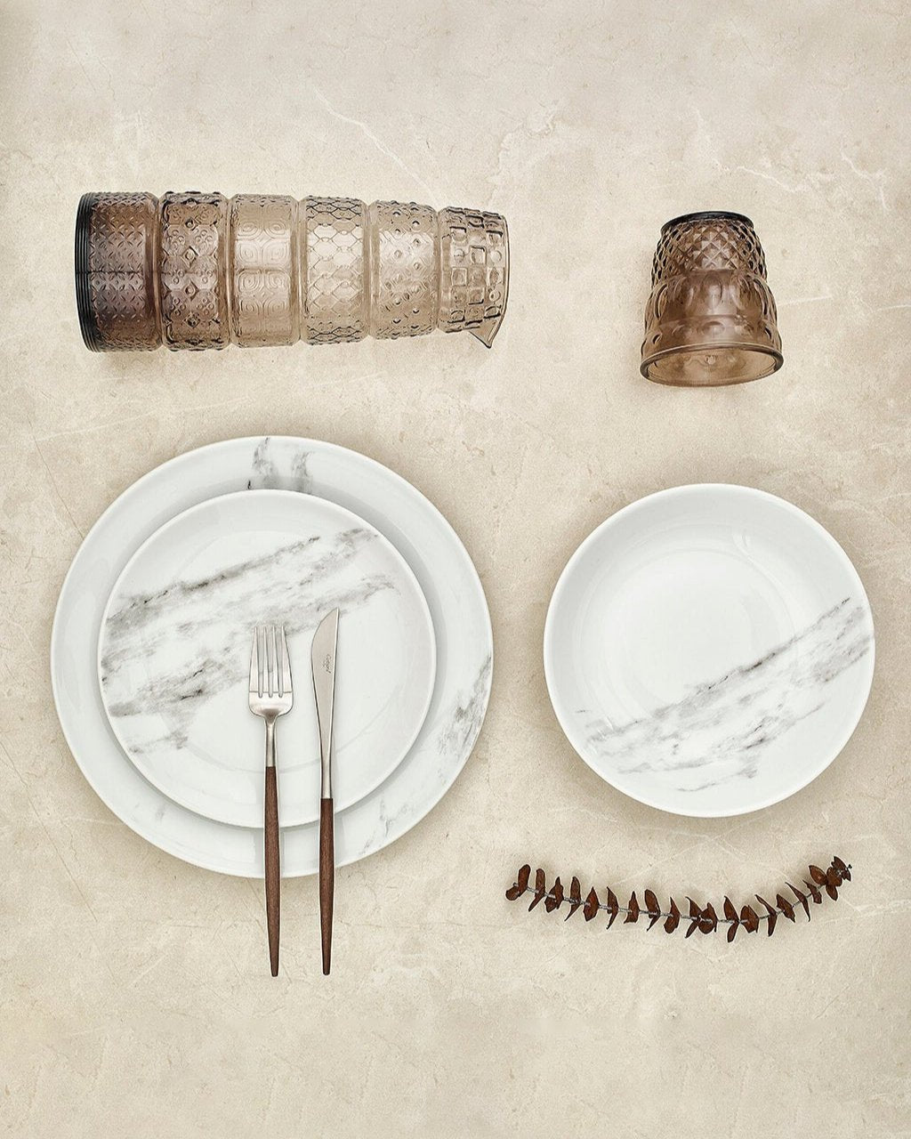 Assiette à Dessert Marble