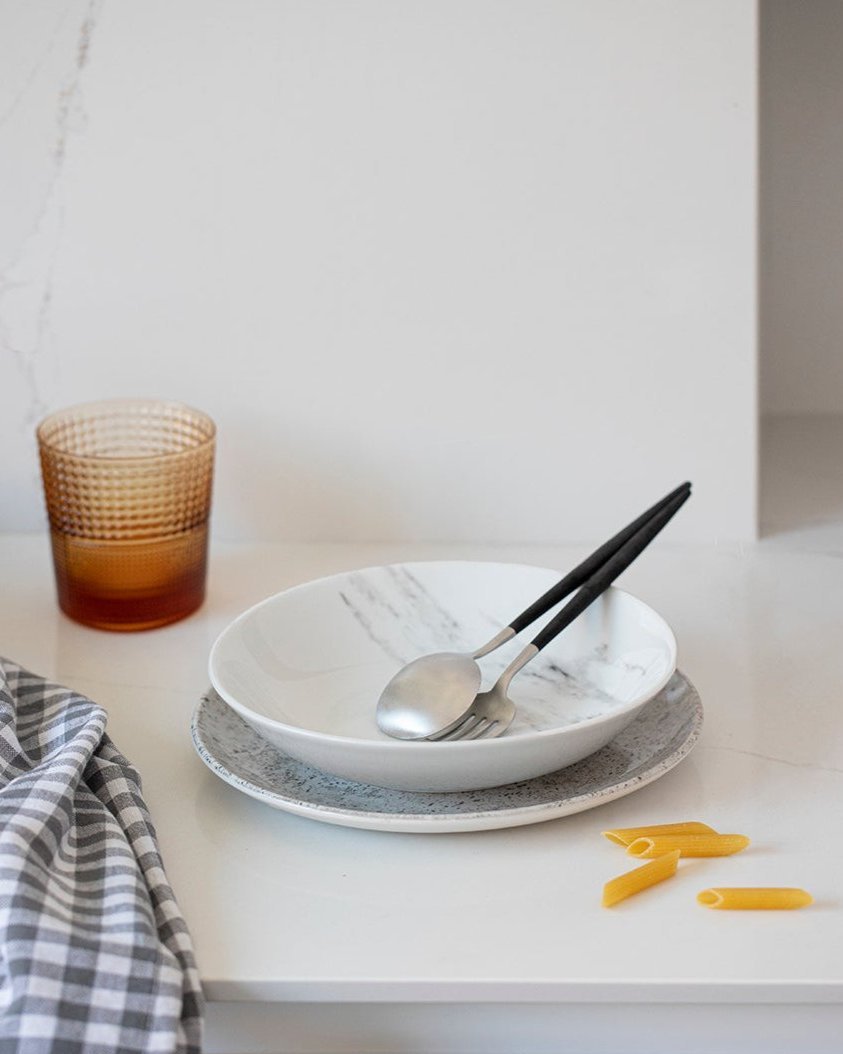 Vaisselle 12 pièces Marble