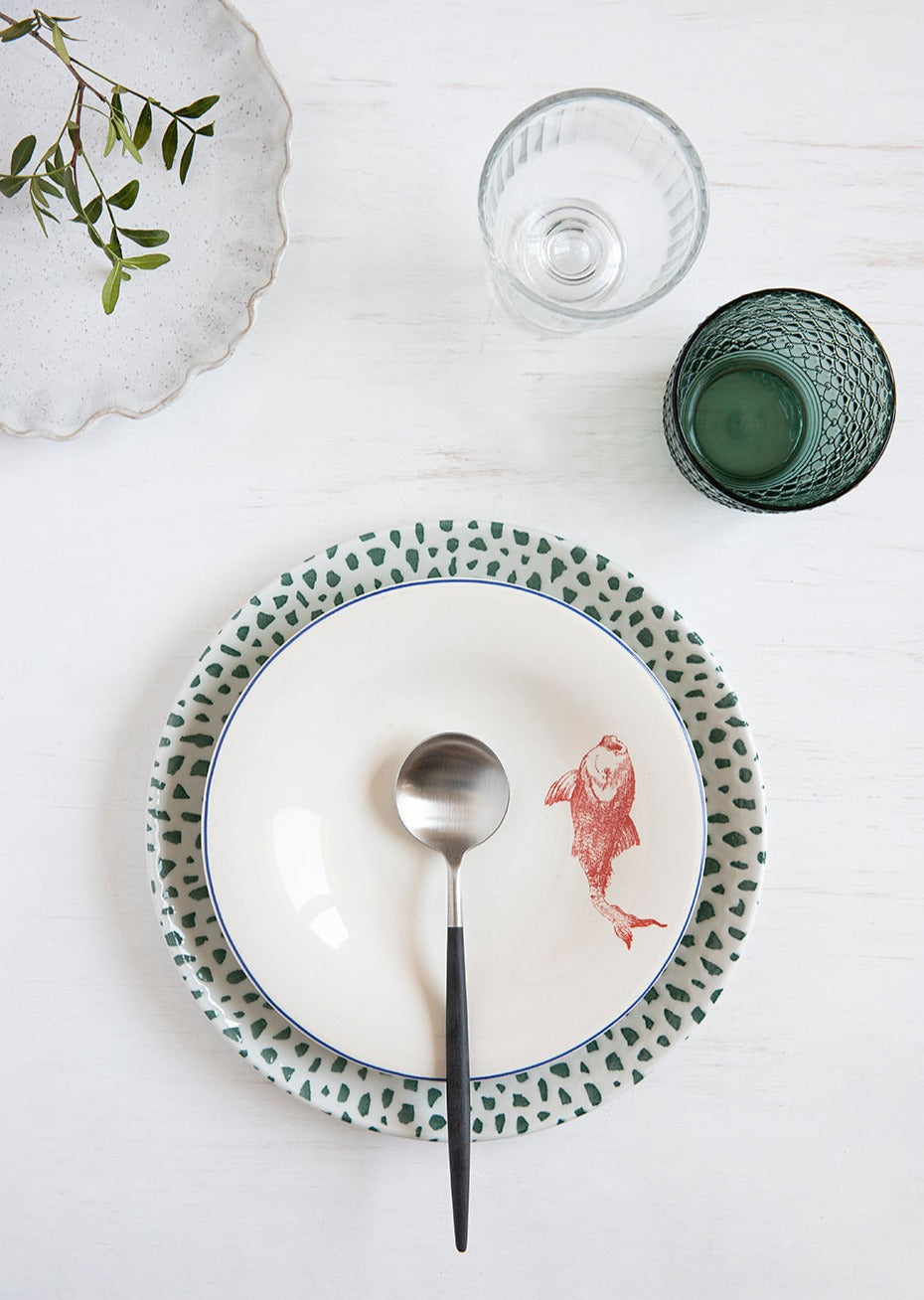 Vaisselle 12 pièces Mosaic Forest Green
