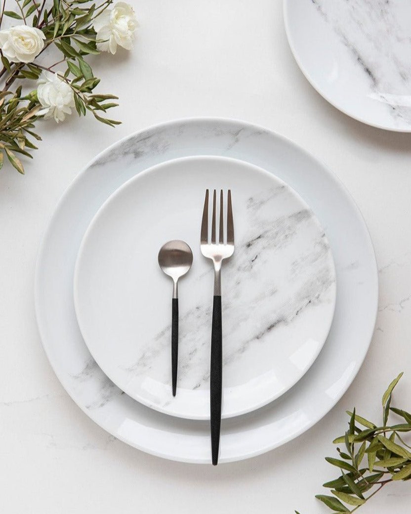 Assiette Plate Marble