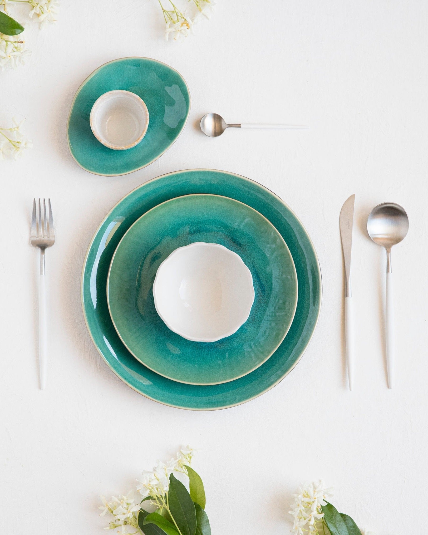 Plato de postre Riviera Blue