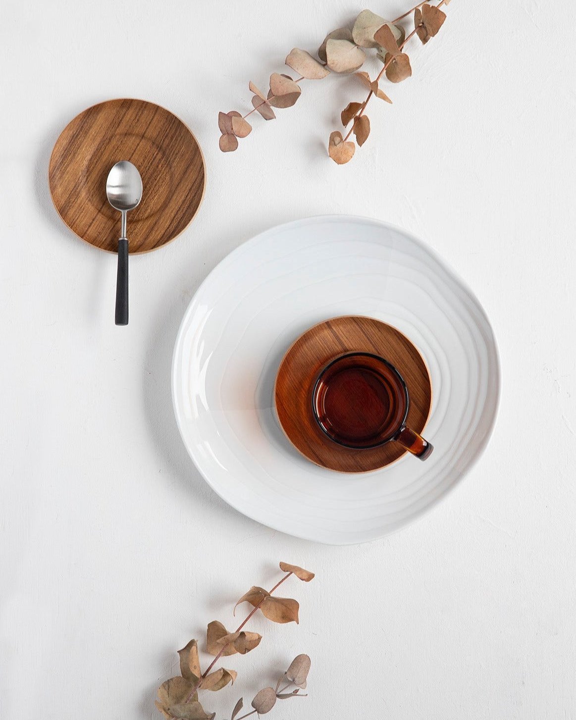 Assiette Plate Teak