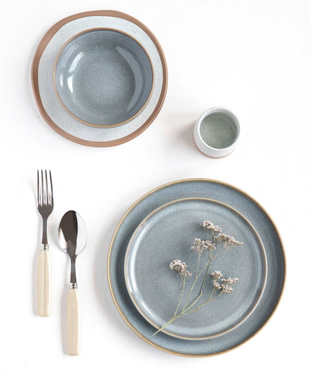 Assiette Plate Saisons Denim