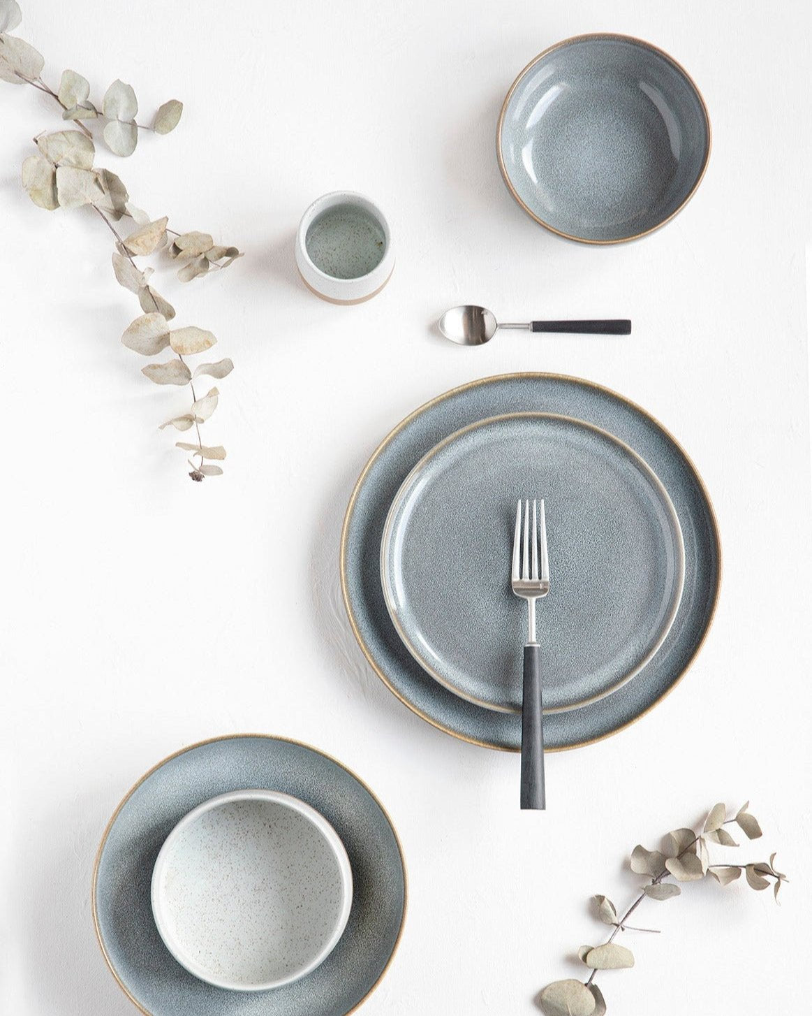Assiette Plate Saisons Denim