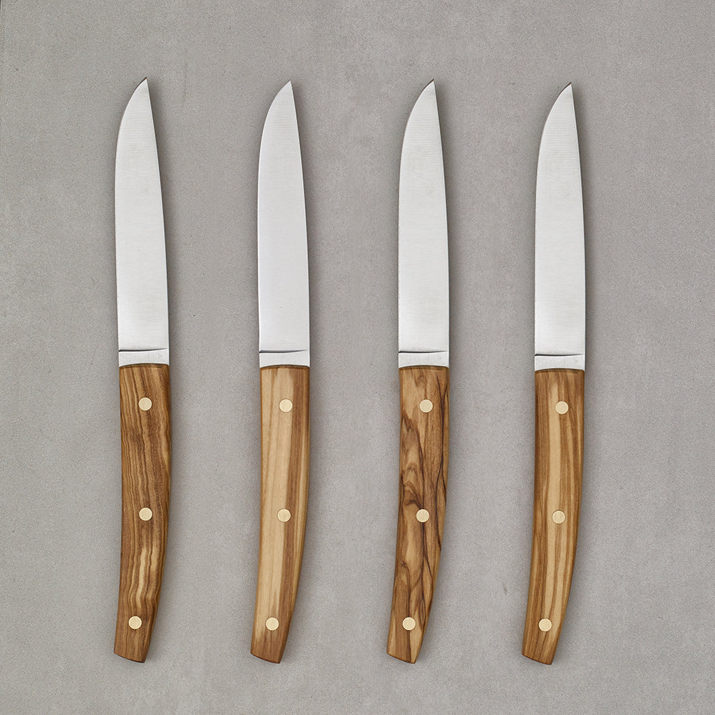 Lisbon Olive Tree 4 steak knives set