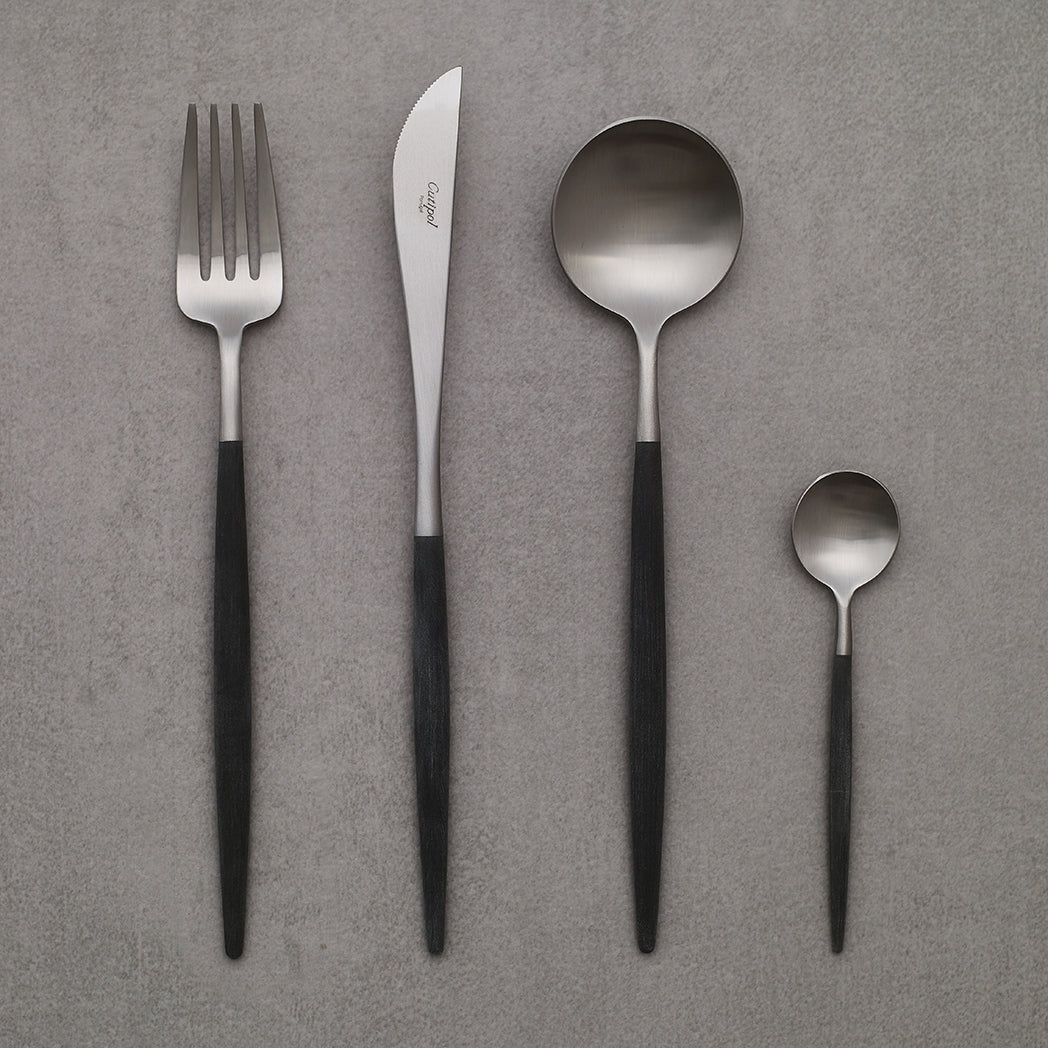 Cutipol Goa Black Cutlery Set - 24 Piece -