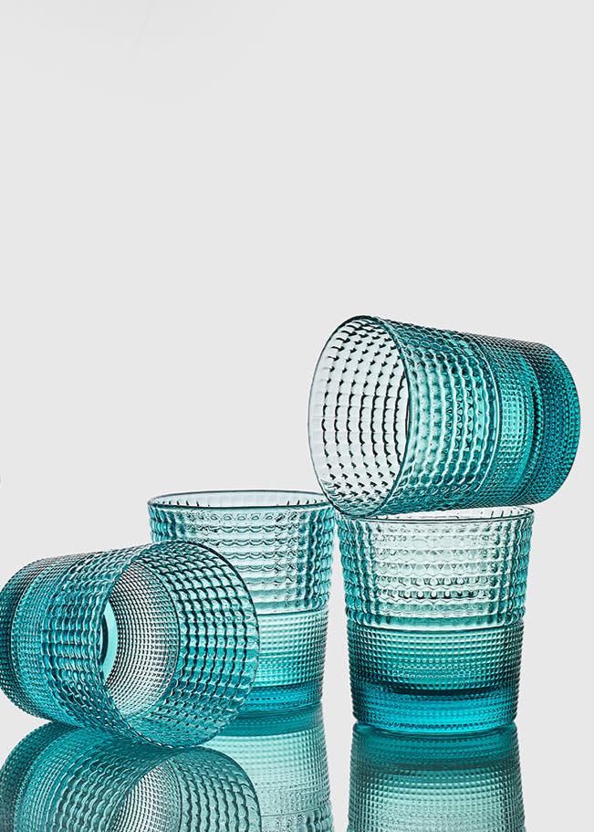 Ensemble de 6 verres Pikes Turquoise