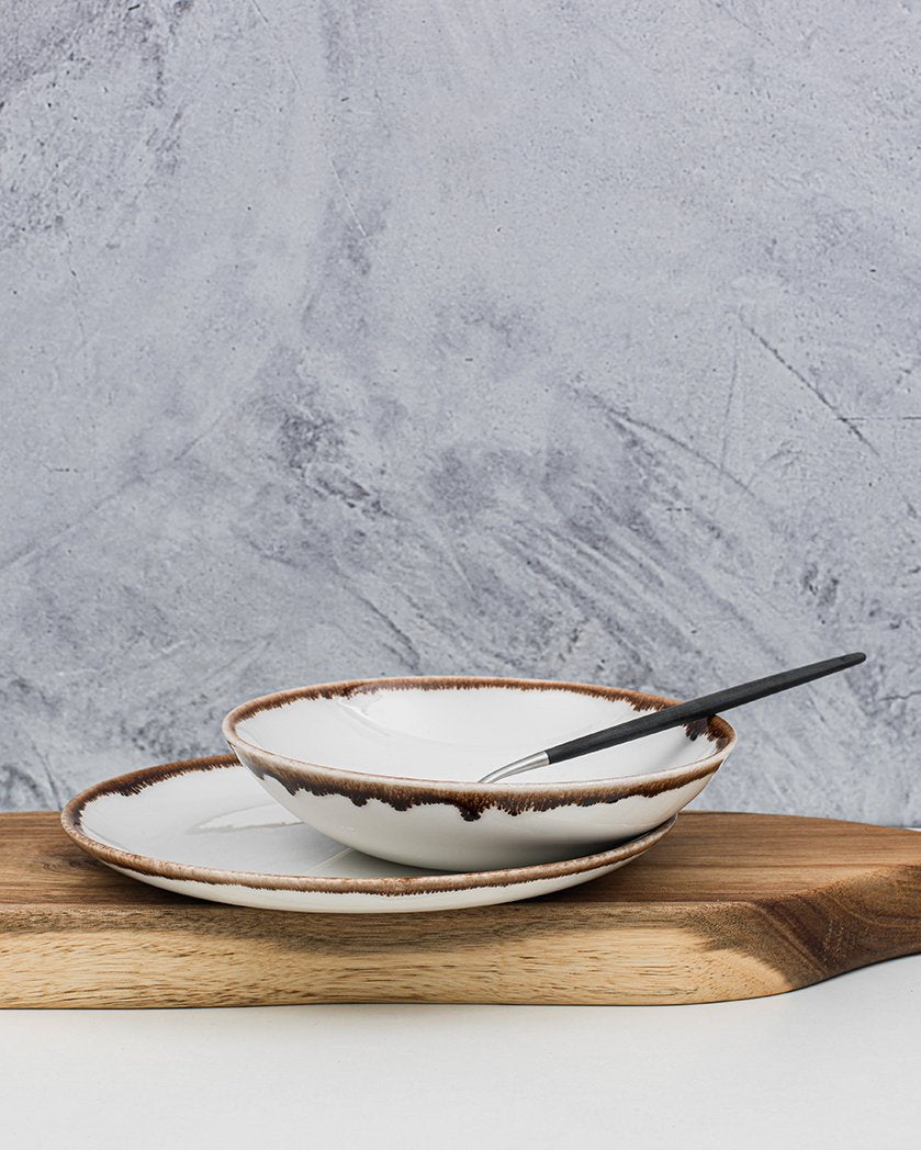 Assiette creuse 25 cm Regular Natural Brown
