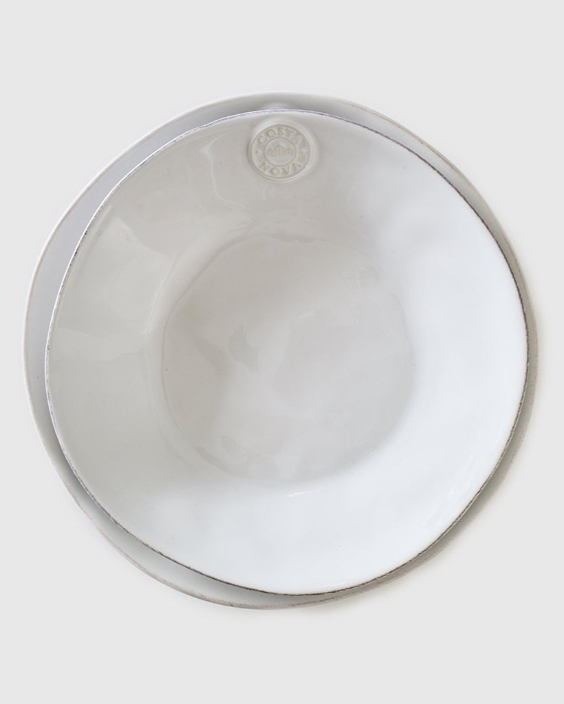 Plato hondo Nova White