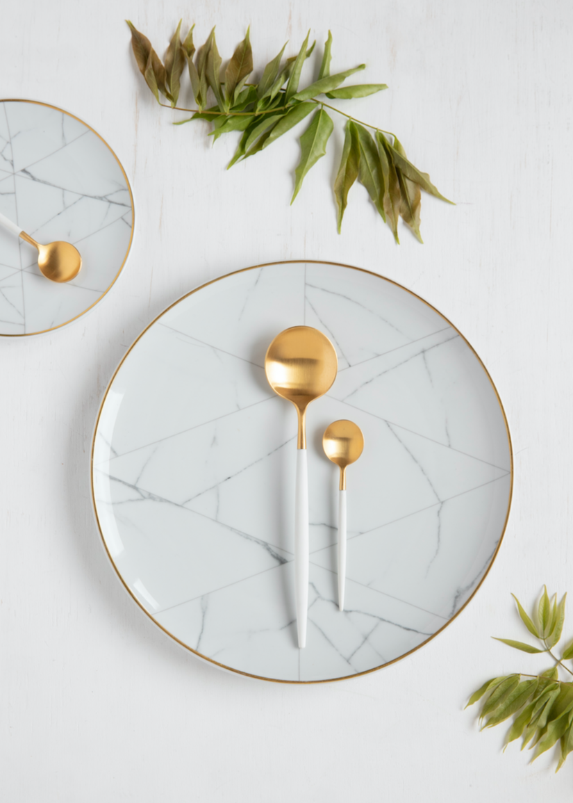 Cutipol Goa White Gold Cutlery Set - 24 Piece