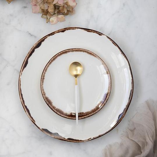 Dinner Plate Natural Brown - Organic