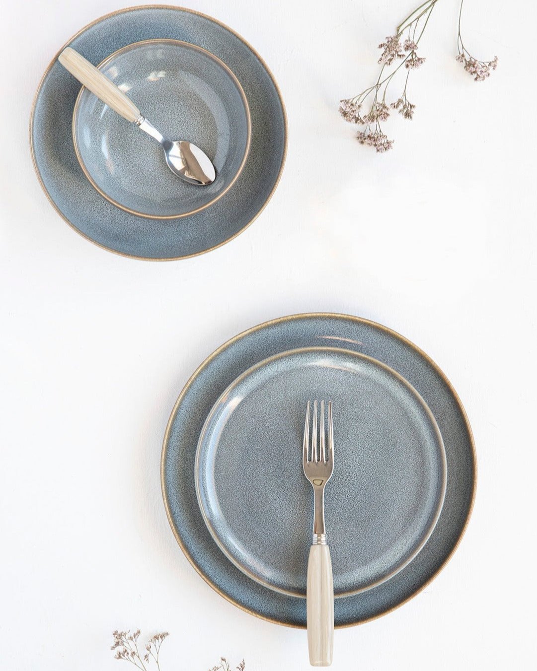 Vaisselle 12 pièces Saisons Denim