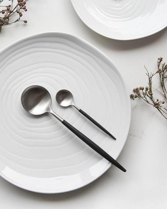 Vaisselle 12 pièces Teak