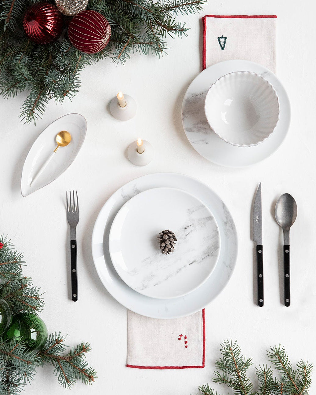 Marble 12-piece Dinner Set