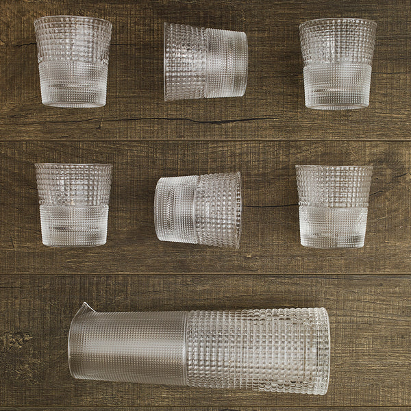 Set 6 verres + carafe Pikes Clear