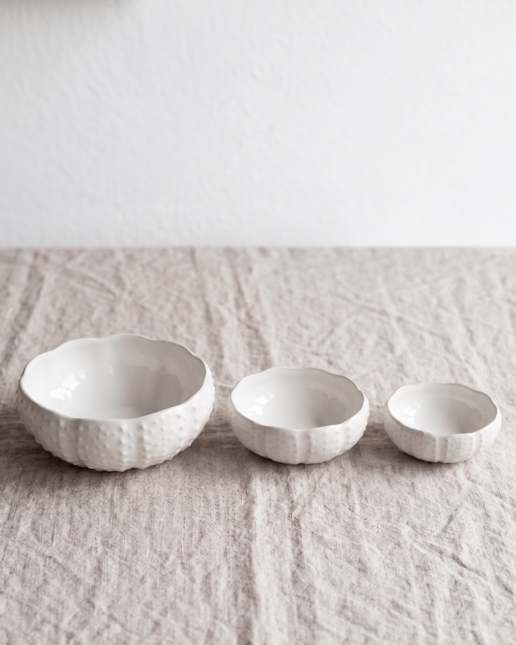 Set 3 Bowls Urchin Sea Creatures