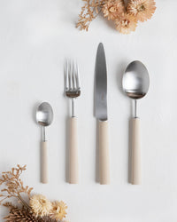 Couverts Cutipol Ebony Ivory - 24 Piéces