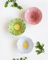 Set 3 bols fleurs