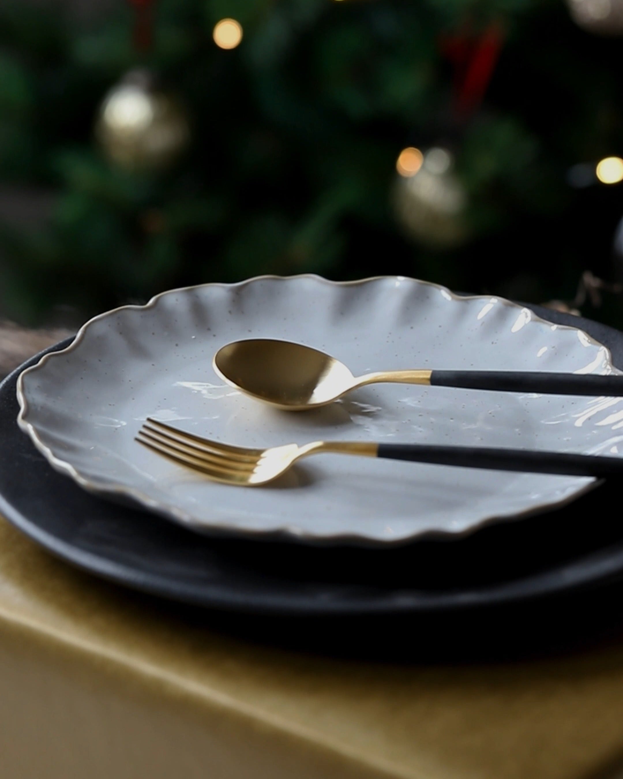 Couverts Cutipol Goa Black Gold - 24 pièces