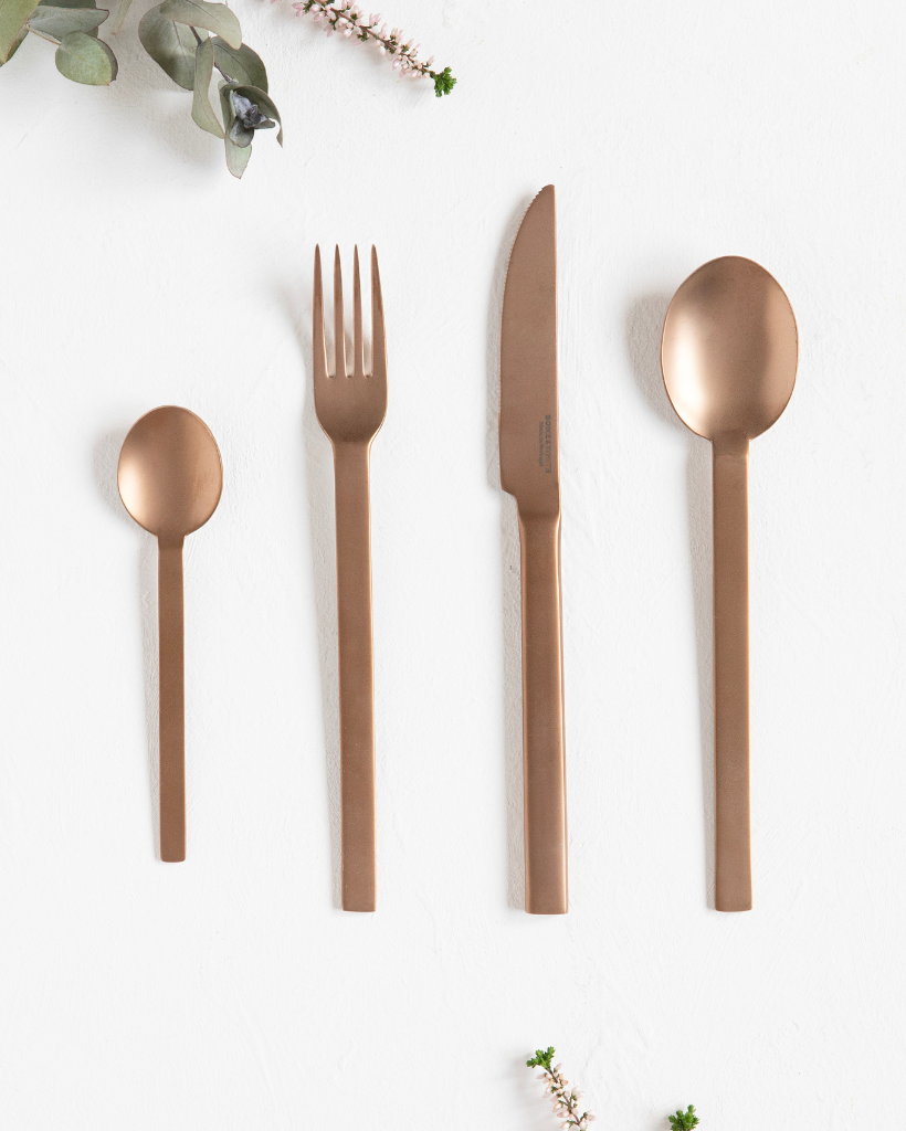 Ménagère Tokyo Mate Copper 24 pièces