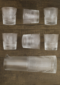 Set 6 verres + carafe Pikes Clear