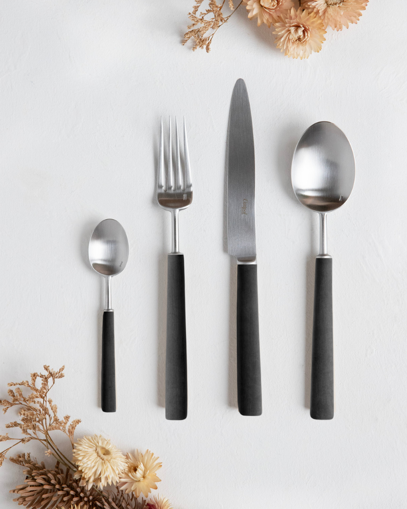 Cutipol Ebony Cutlery Set - 24 piece