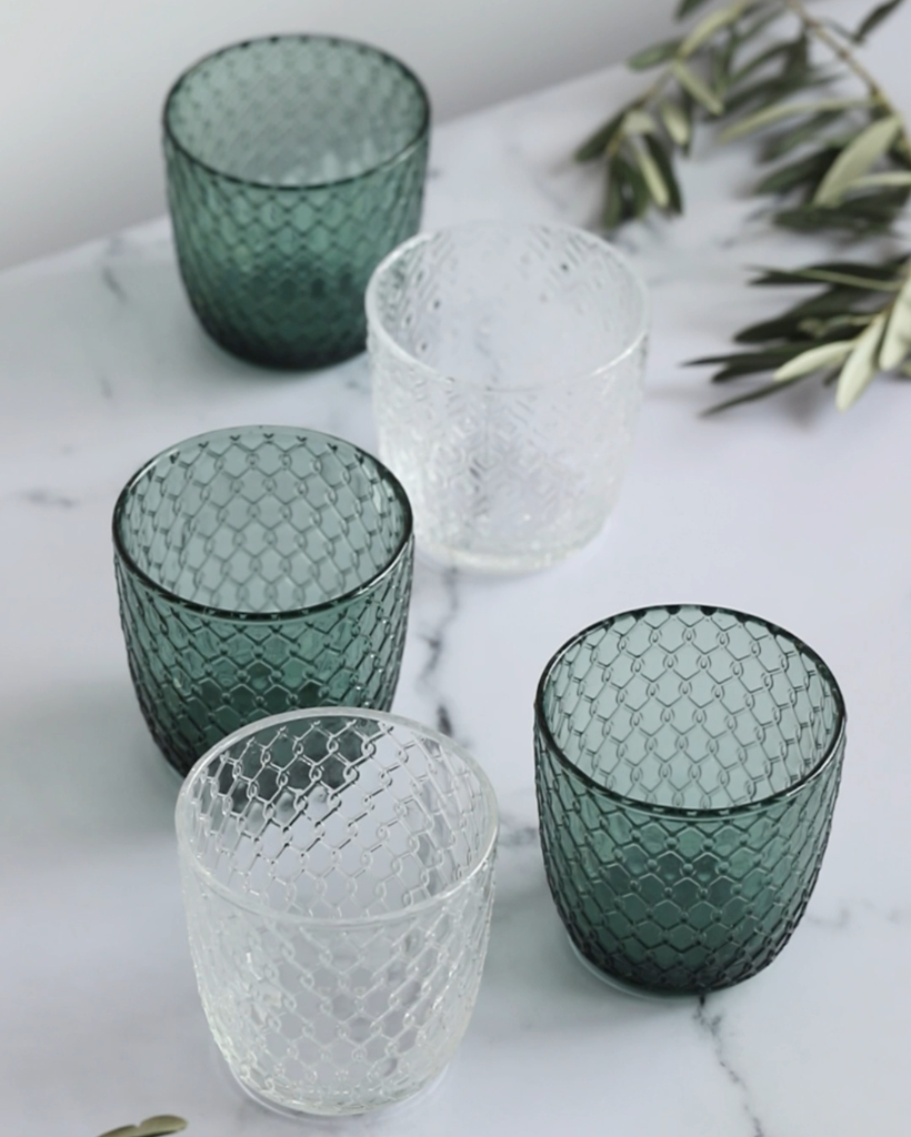 Set 6 vasos Textures