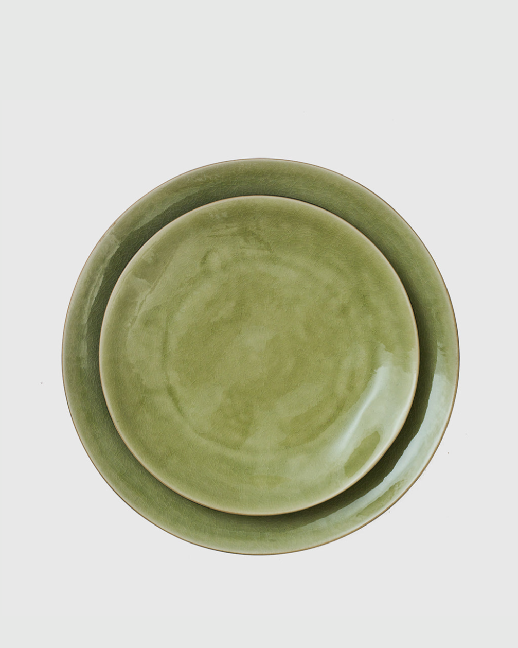 Assiette Plate Riviera Green