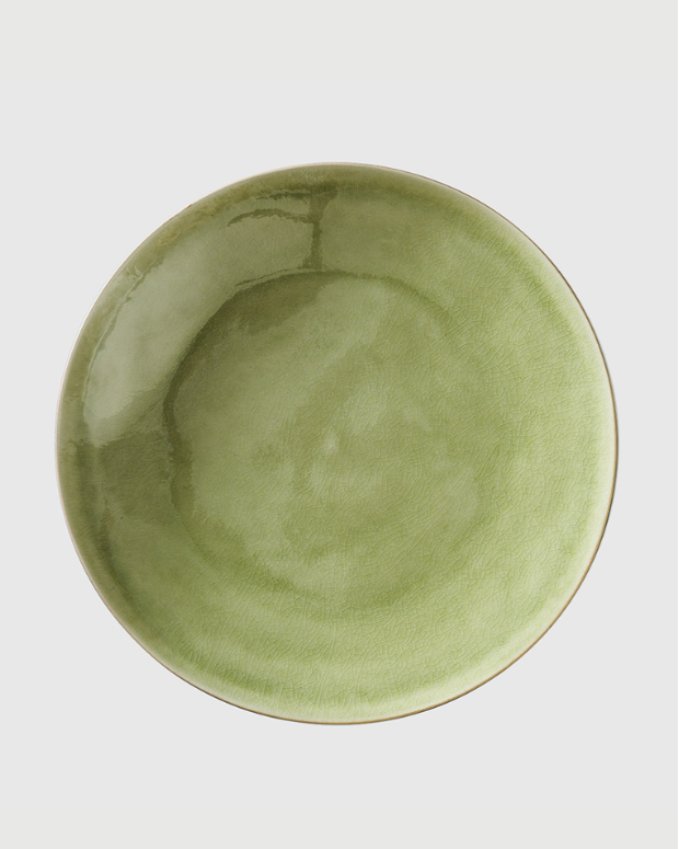 Assiette Plate Riviera Green